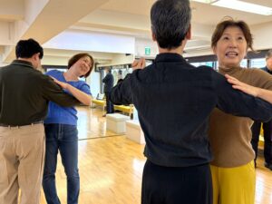 社交ダンス入門クラス体験レッスンの様子